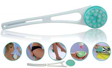 Četka za kupanje i masažu sa aplikatorima kreme ili losiona 222052