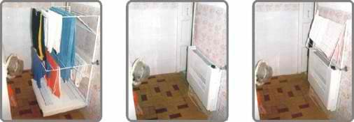 Eldisan LUX sklopiva električna sušara za veš