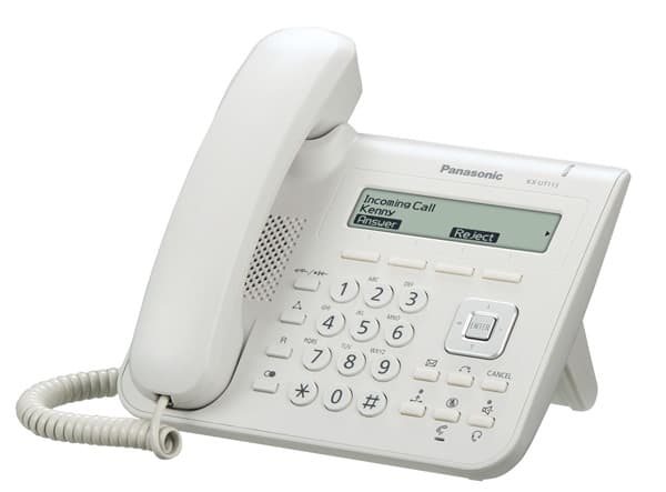 SIP telefon Panasonic KX-UT113 beli