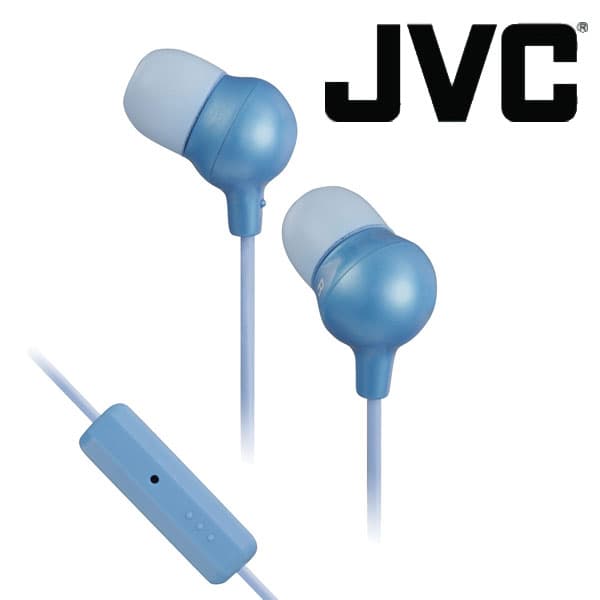 JVC Marshmallow Hands Free slušalice od memorijske pene JVC HA-FR36 plave