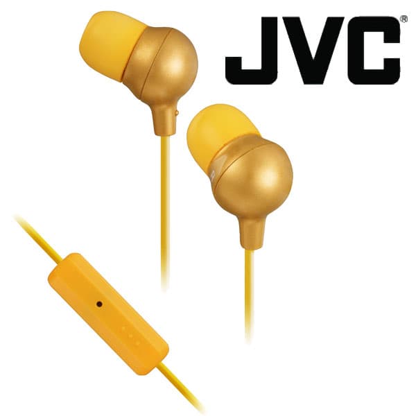 JVC Marshmallow Hands Free slušalice od memorijske pene JVC HA-FR36 narandžaste