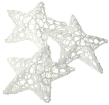 Novogodišnji pamučni ukrasi 3kom/p Zvezda