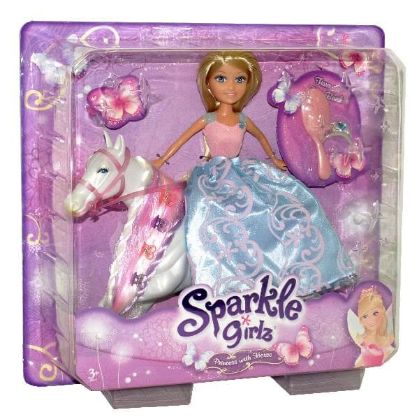 Lutka Sparkle girlz Plava princeza 44-338