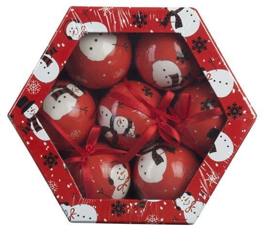 Novogodišnji ukrasi kugle 1/14 60 mm 0181004