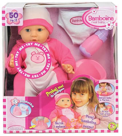 Lutka Beba Bambolina Amore koja priča srpski D325