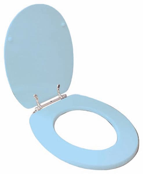 Daska za toalet od medijapana svetlo plava