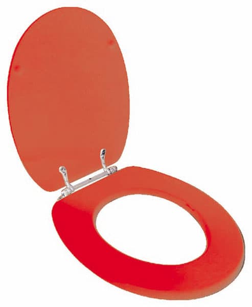 Daska za toalet od medijapana crvena