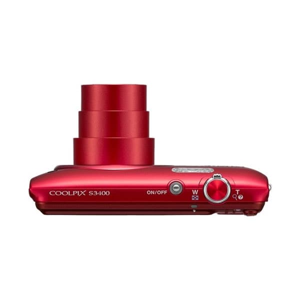 Nikon CoolPix S3400 digitalni fotoaparat crveni