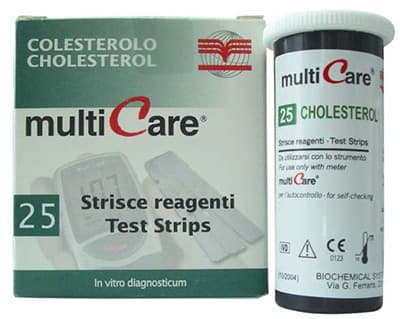 Dijagnostičke trake za holesterol za aparat MULTICARE 25 kom