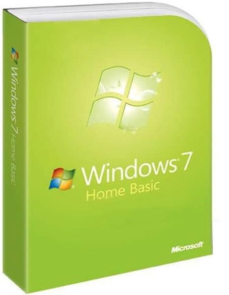 Microsoft Windows 7 Home Basic 32-bit Eng 1pk F2C-00908