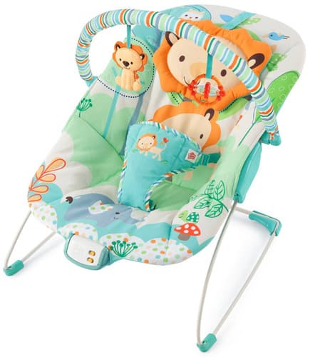 Bright Starts Ležaljka za bebu sa vibracijom Razigrani drugari