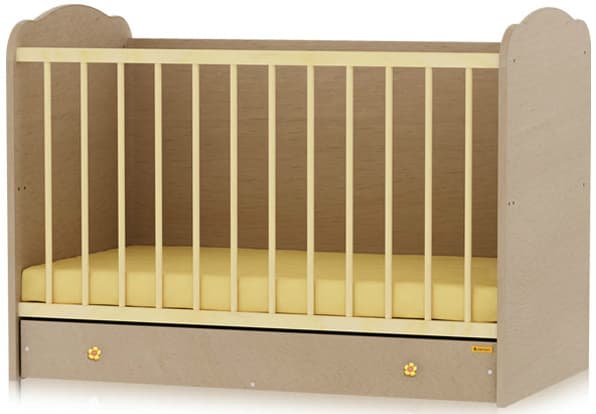 Bertoni Drveni krevetac za bebu Classic Beech 10150070002