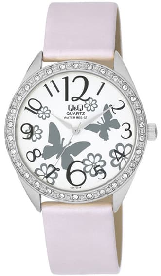 Q&Q ženski ručni sat sa kožnom narukvicom C207J314Y