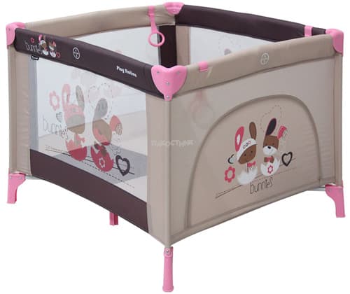 Bertoni Ogradica za bebe Playstation Beige Bunnies 10080401408