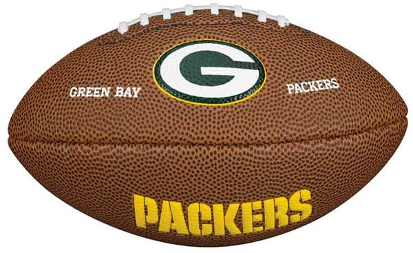 Wilson mini lopta za američki fudbal NFL Mini Green Bay Packers WTF1533XBGB