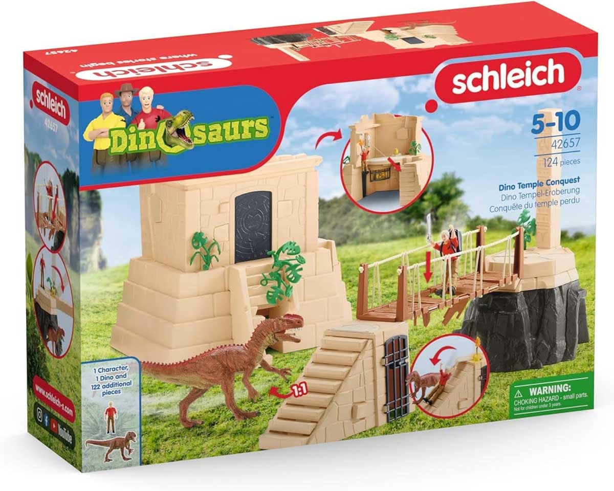 Schleich® figure Dinosaurusi - Osvajanje Hrama dinosaurusa 42657