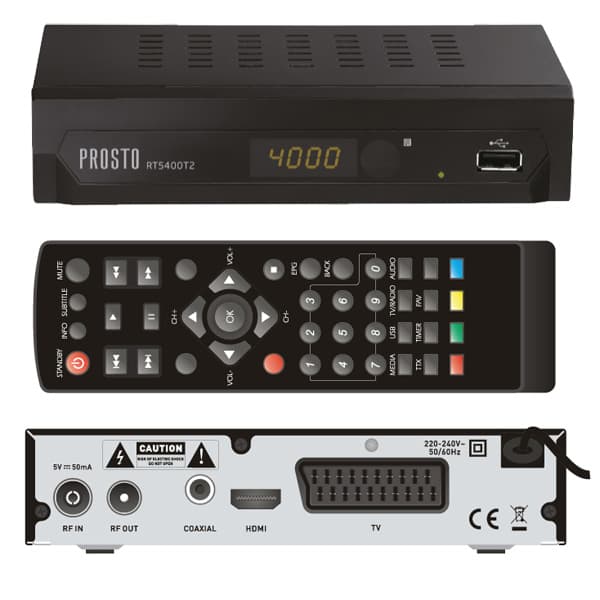 Set Top Box Digitalni DVB-T2 HD risiver RT5400T2