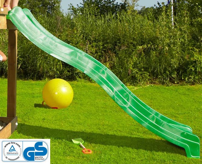 Tobogan Spust 240 cm Jungle Gym sa TUV Sertifikatom - Green