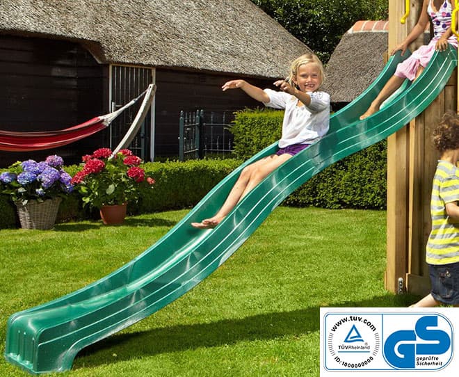 Tobogan Spust 300 cm Jungle Gym sa TUV Sertifikatom - Green