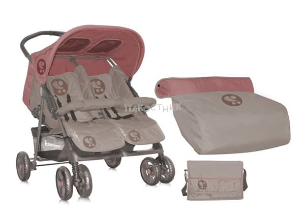 Bertoni Kolica za blizance Beige&Terracota 10020071458