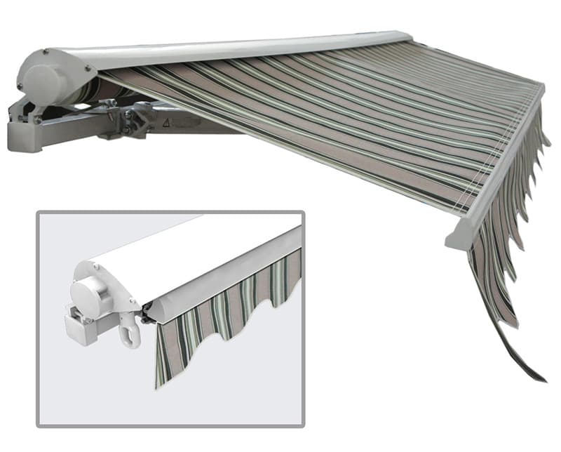 Tenda za terasu i dvorište 3x2.5 m daljinski polukaseta Poliester Aluminijum  32-372