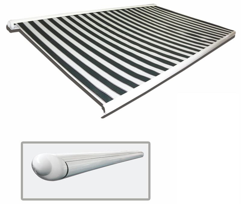 Tenda za terasu i dvorište 3.95x2.5 m daljinski kaseta Poliester Aluminijum  32-377