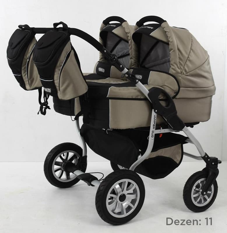 Tako Kolica za blizance Jumper Duo 3u1 Set 11
