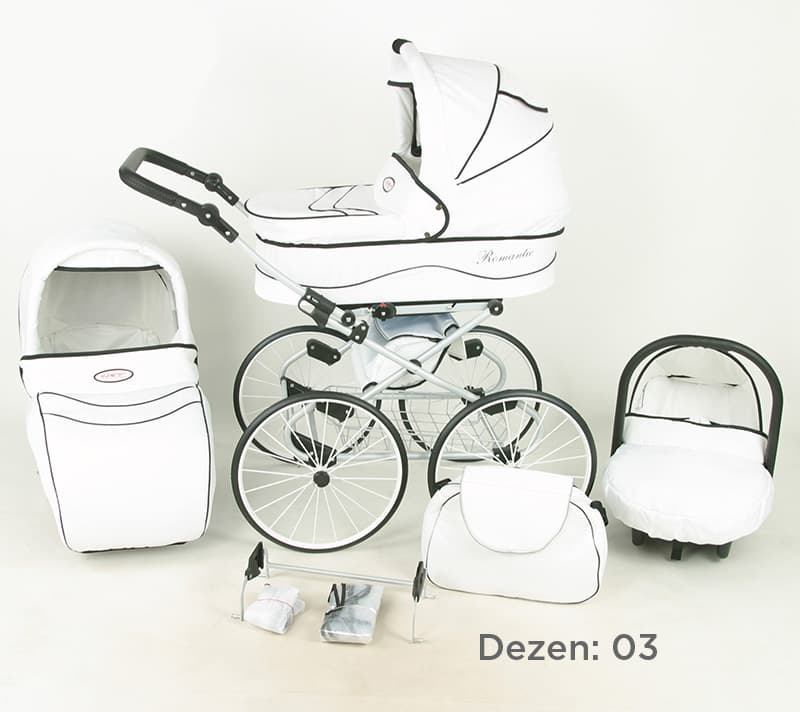 Kunert Kolica za bebe Romantic Set 3u1 03