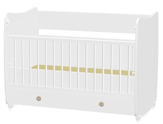 Lorelli Drveni krevetac za bebu Dream White