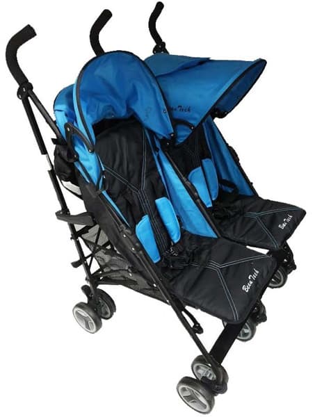 B-Tech Kišobran kolica za blizance blue BT1106TPL