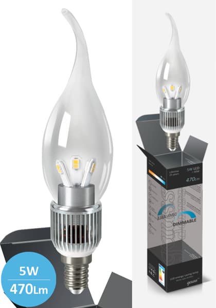 Štedljive Dimmable LED sijalice 2 kom. Gauss E14 5W 220V 4100K HA104201205-D