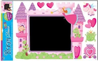 Zidna dekoracija Stiker sa prostorom za crtanje Zamak 12SW04BC