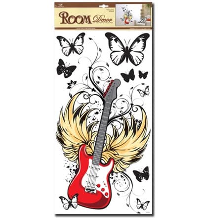 Zidna dekoracija Stiker Rock Red 12SW03RC2