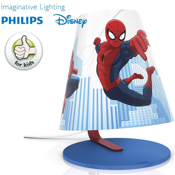 Stona LED lampa Philips Disney Spiderman 71764/40/16
