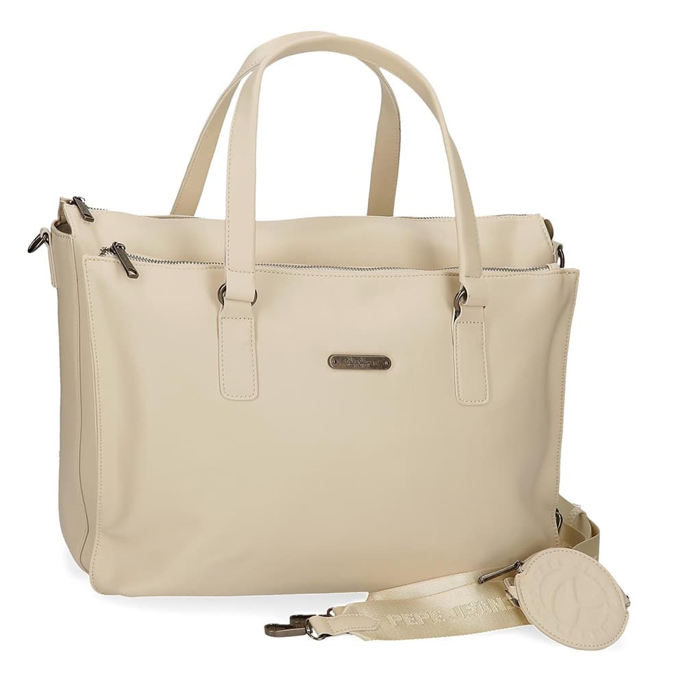 Laptop torba Pepe Jeans Salma beige 70660