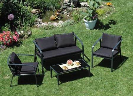 Aluminijumska garnitura sa jastucima Conqueror