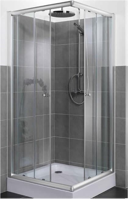 Tuš kabina Aqua Star KTK K-851-1 880x880x1850 Silver