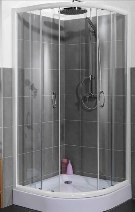 Tuš kabina Aqua Star PTK K-854-1 900x900x1850 Bela