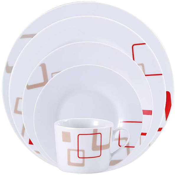 Bergner Porcelanski servis za ručavanje 30 delova Renberg Oslo Squares RB-80108