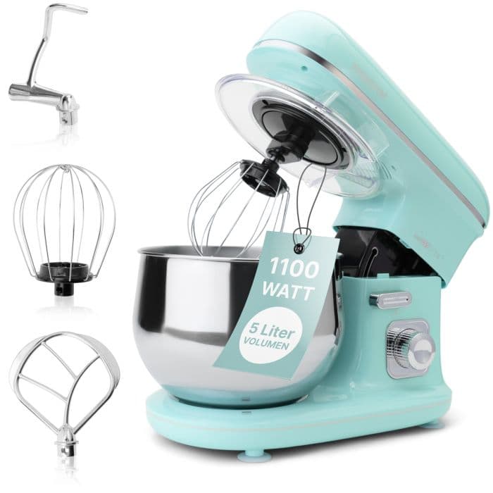 Multifunkcionalni kuhinjski mikser sa posudom Clatronic KM 3711 mint 5L 1100W