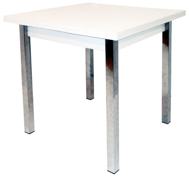 Trpezarijski Sto Kocka 70x70cm Bela