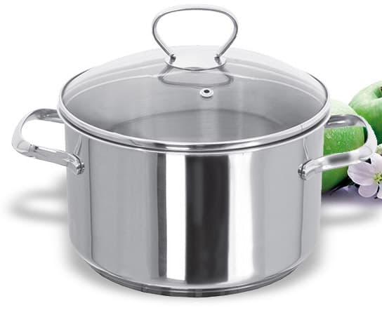 Metalac Aria Inox duboka šerpa sa poklopcem 24cm 89820