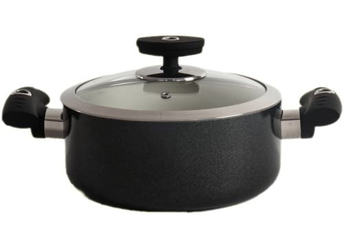 Metalac Plitka šerpa sa poklopcem Ceramics Aurora 24 cm 142152