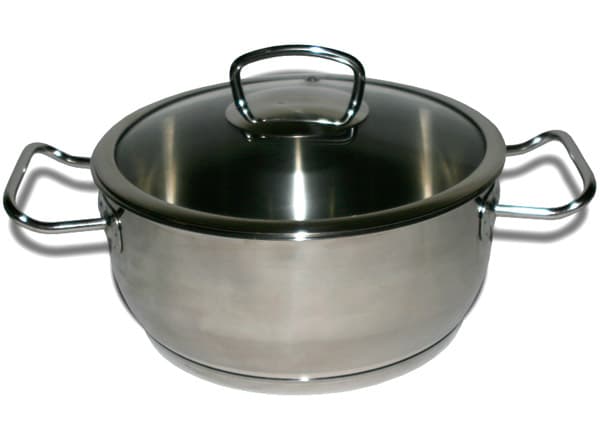 Metalac Biva Inox plitka šerpa 16 cm 117175