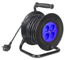 Produžni kabl na metalnoj motalici HJR4-25 25 m