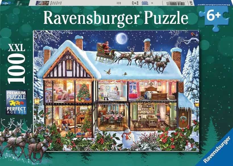 Puzzle slagalica 100XXL delova Božić kod kuće Ravensburger 12996