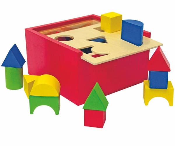 WoodyLand Sorter kutija Pogodi oblik 90001