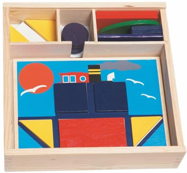 WoodyLand kutija sa šablonima za sklapanje slika 90605