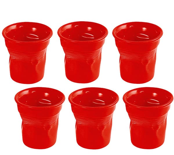 Set 6 šoljica za kafu Bialetti crvene RTATZ704