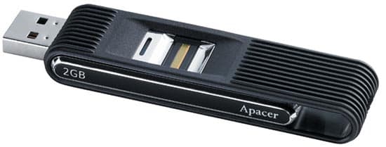 Apacer AH620 - USB flash memorija 2 GB zaštita otiskom prsta